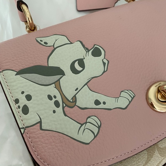 Disney x Coach Tilly Top Handle Satchel in Signature Canvas with Dalmati… - Picture 7 of 8